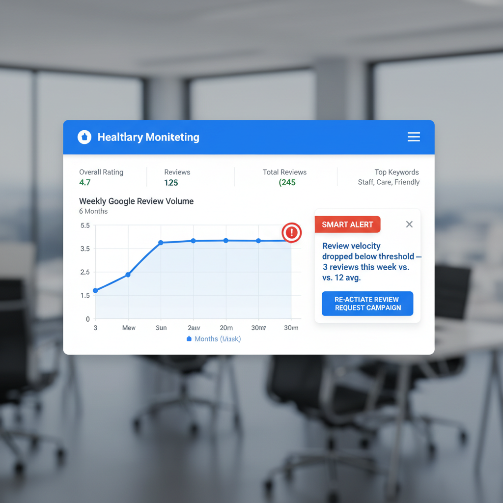 Smart Alerts When Review Velocity Drops
